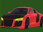 Play Fast two color car coloring
