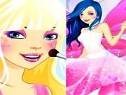 Play Fairylicious pink makeover 123girlgames catbar
