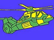 Play Heavy military helicopter coloring