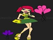 Spielen Night party girl coloring