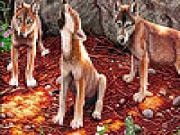 Play Fox cubs in the woods puzzle