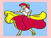 Play Girl dancing coloring