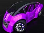 Play Futuristic pink car puzzle