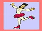 Play Skating girl coloring