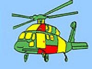 Play Aviation helicopter coloring