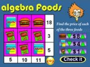 Play Algebra foods