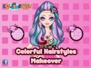 Spielen Colorful hairstyles makeover