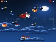 Play Super skydiving santa