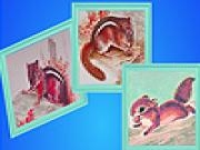 Play Hungry squirrels in the woods puzzle