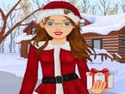 Play Cute christmas girl dress up