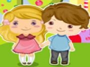 Play Fantasy house kids kissing