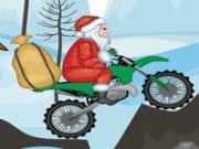 Play Santa on motorbike