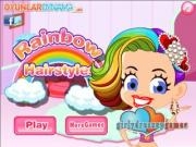 Spielen Rainbow hairstyles