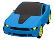 Play Blue city car coloring