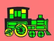 Jugar a Modern locomotive car coloring