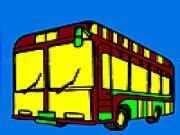 Play Modern city bus coloring