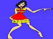 Play Barefoot girl coloring
