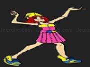 Spielen Cute waitress girl coloring