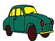 Play Car in the city coloring