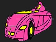 Play Fast futuristic car coloring