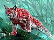 Play Wild lynx in the woods puzzle