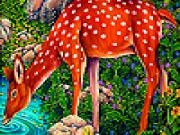 Spielen Thirsty spotted deer puzzle