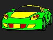 Play Fast free car coloring