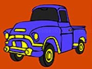 Play Building truck coloring