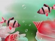 Play Colorful fishes in the sea slide puzzle