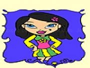 Play Loreen  picture in frame coloring