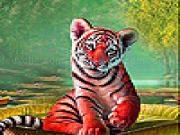 Jugar a Alone cub in forest slide puzzle