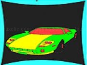 Play Best sport car coloring
