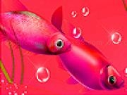 Play Red deep fishes slide puzzle