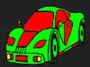 Play Hot rod car coloring