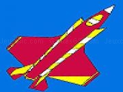 Play Modern space plane coloring