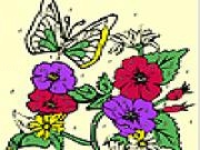 Play Butterfly garden coloring