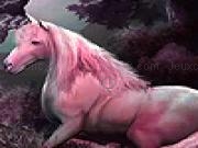 Play Tired pink horse slide puzzle