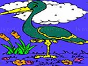 Play Mountain heron coloring