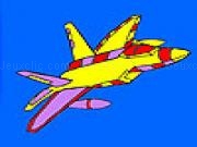 Play High performance airplane coloring
