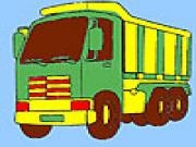 Play Big transport truck coloring