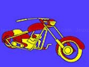 Play Hot road motorbike coloring