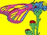 Play Butterfly on the toes coloring