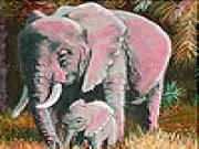 Jugar a Red tired elephants slide puzzle