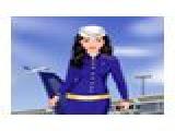 Play Air hostess dress up