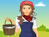 Play Farm girl dress up