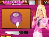 Play Barbie cooking pizza