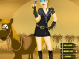 Play Voguish cowgirl dressup