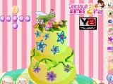 Play Flamboyant flower cake decor