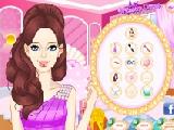 Play Barbie glittery makeup