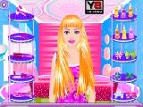 Play Barbie hairstyle studio